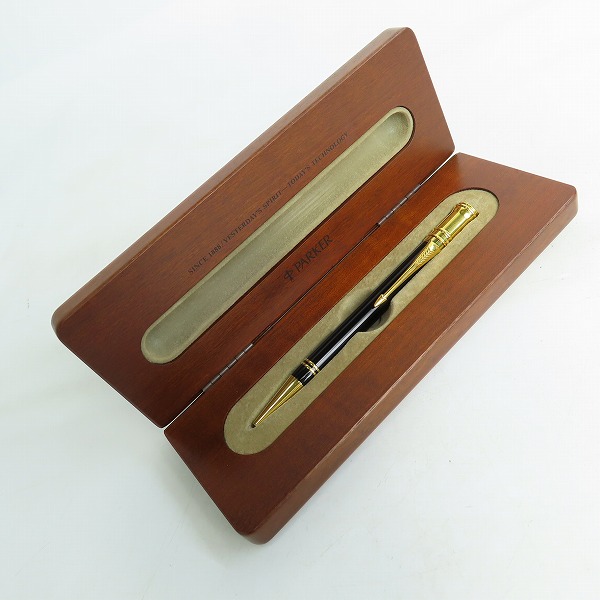 実際に弊社で買取させて頂いたPARKER/パーカー DuoFold ボールペン 専用木箱つきの画像 8枚目