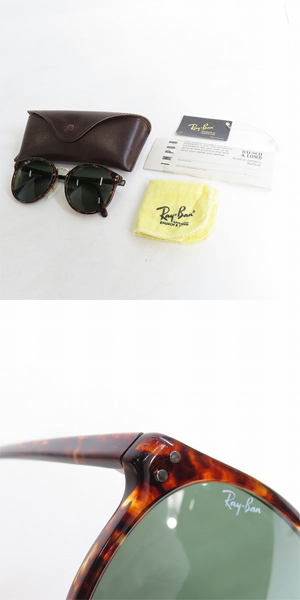 実際に弊社で買取させて頂いたRay-Ban/レイバン B&L/ボシュロム社製 Premier B サングラス/アイウェア W0864の画像 9枚目