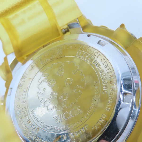 実際に弊社で買取させて頂いたG-SHOCK/Gショック W.C.C.S. サンゴ礁 FROGMAN/フロッグマン DW-8250WC-7AT【動作未確認】の画像 3枚目