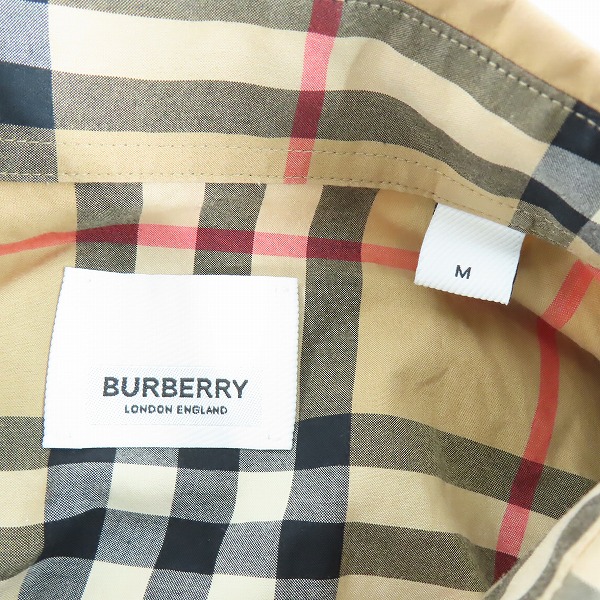 実際に弊社で買取させて頂いたBURBERRY/バーバリー チェックシャツ THTHAGAR129SAM 8020863/Mの画像 2枚目