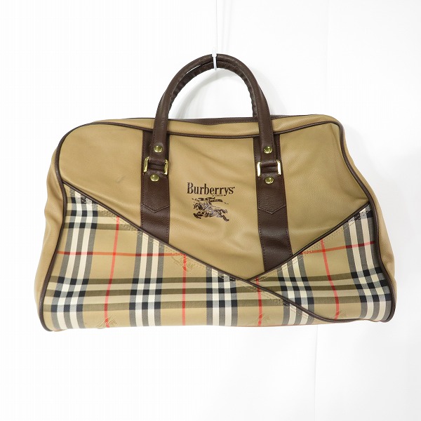 実際に弊社で買取させて頂いたBURBERRY LONDON/バーバリーロンドン  ノバチェック ボストン バック