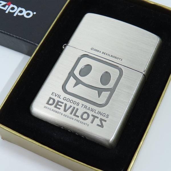 実際に弊社で買取させて頂いたZIPPO/ジッポー デビルロボッツ DEVILOTZ 2004年製