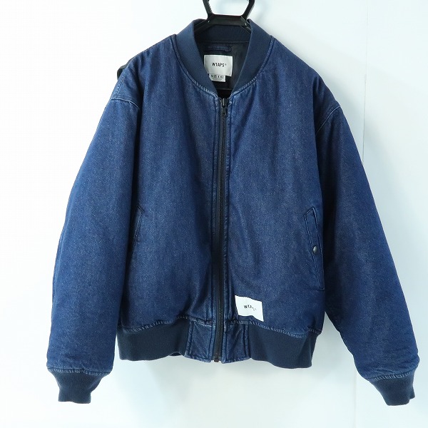 実際に弊社で買取させて頂いたWTAPS/ダブルタップス 22AW JFW-04 JACKET COTTON.DENIM INDIGO 04 デニム ブルゾン/ジャケット 222WVDT-JKM06/02