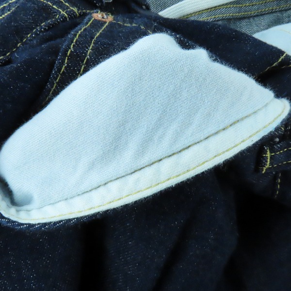 実際に弊社で買取させて頂いたGANRYU COMME des GARCONS/ガンリュウ コムデギャルソン セルビッチサルエルデニムパンツ ES-P020/Sの画像 7枚目