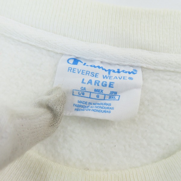 実際に弊社で買取させて頂いたChampion/チャンピオン REVERSE WEAVE/リバースウィーブ プルオーバー/クルーネックスウェット GF70/2XL(JAPANサイズ)の画像 2枚目