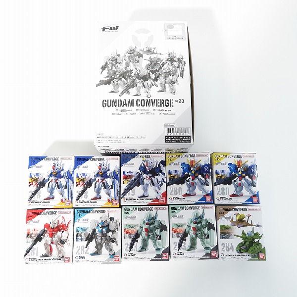 実際に弊社で買取させて頂いた【未開封】バンダイ FW GUNDAM CONVERGE ＃23 ガンダム エアリアル/Sガンダム/ジェガン 他 10点セット/食玩