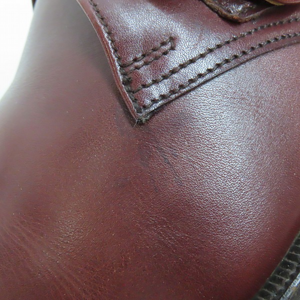 実際に弊社で買取させて頂いたCROCKETT&JONES×Paul Smith/クロケット&ジョーンズ×ポールスミス モンクストラップ レザーシューズ 7847 6Eの画像 8枚目