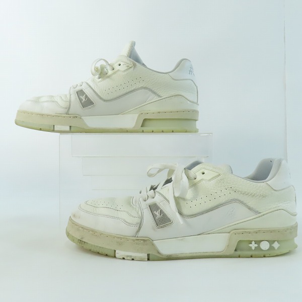 実際に弊社で買取させて頂いたLOUIS VUITTON/ルイヴィトン LVトレイナーライン レザースニーカー FD0212/9の画像 3枚目