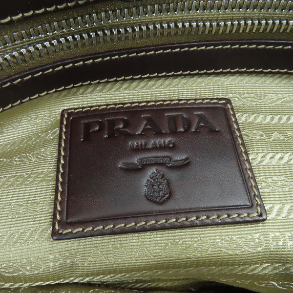 実際に弊社で買取させて頂いたPRADA/プラダ ロゴジャガード トートバッグの画像 4枚目