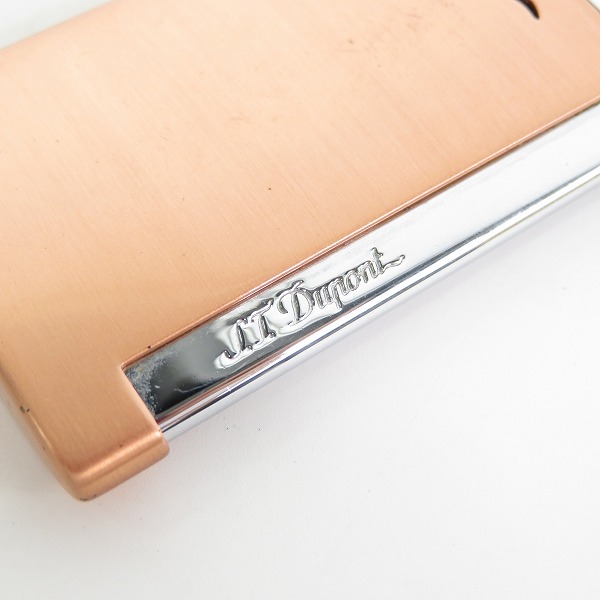 実際に弊社で買取させて頂いたS.T.Dupont/デュポン スリム7 ターボライターの画像 4枚目