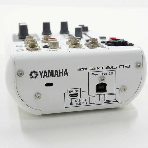 実際に弊社で買取させて頂いたYAMAHA/ヤマハ AG03 ミキシングコンソール ミキサー ウェブキャスティングミキサー 通電確認済みの画像 5枚目