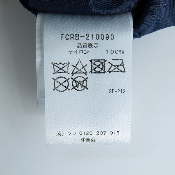 実際に弊社で買取させて頂いたF.C.Real Bristol/F.Cレアルブリストル フロントメッシュポーチ チェック FCRB-210090の画像 6枚目