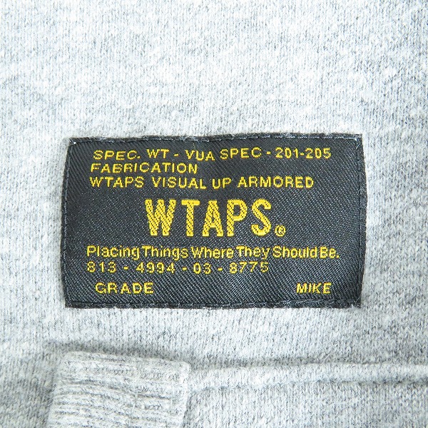 実際に弊社で買取させて頂いたWTAPS/ダブルタップス HELLWEEK ZIP UP/ジップアップパーカー/142ATDT-CSM16/Mの画像 3枚目