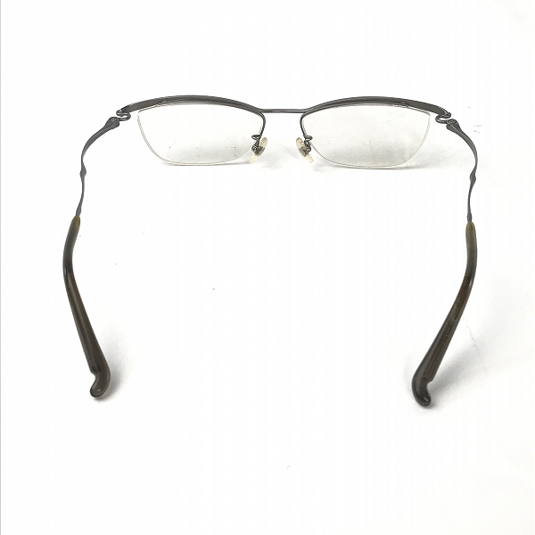 実際に弊社で買取させて頂いた999.9/フォーナインズ チタン 度入り 眼鏡/メガネフレーム/アイウェア S-208Tの画像 2枚目