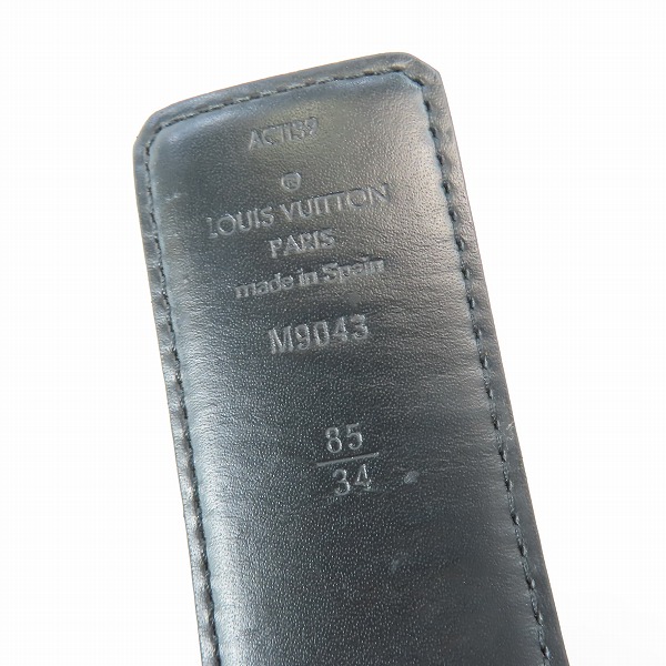 実際に弊社で買取させて頂いたLOUIS VUITTON/ルイヴィトン リバーシブル モノグラム エクリプス ベルト M9043 85/34の画像 1枚目