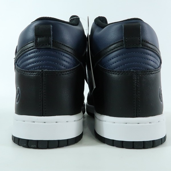 実際に弊社で買取させて頂いた【未使用】 NIKE×FRAGMENT DESIGN/ナイキ×フラグメントデザイン DUNK HI/ダンク ハイ ミッドナイトネイビー DJ0383-400/28.5の画像 1枚目