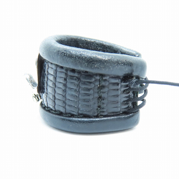 実際に弊社で買取させて頂いたTHIRTEEN DESIGNS/サーティーンデザインズ スカル レザーリング 17-19号の画像 2枚目