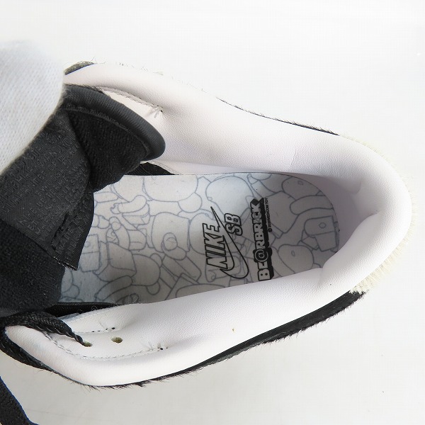 実際に弊社で買取させて頂いた【未使用】NIKE×MEDICOM TOY/ナイキ×メディコムトイ SB DUNK LOW OG QS BE@RBRICK/ダンクロー ベアブリック CZ5127-001/27.5の画像 4枚目