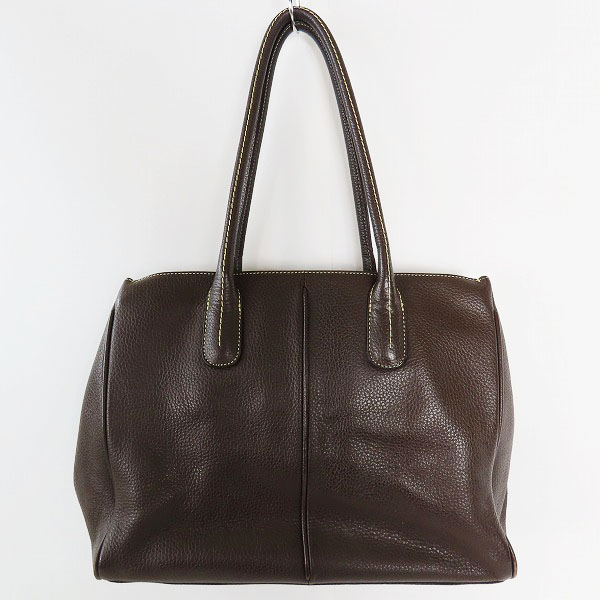 実際に弊社で買取させて頂いた土屋鞄製造所/ツチヤカバン レザー ダークブラウン トートバッグ の画像 1枚目