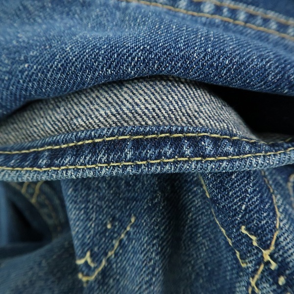 実際に弊社で買取させて頂いたLEVI'S/リーバイス ヴィンテージ 50~60s 501XX 刻印S ビッグE/紙パッチ/オフセットセンターループ デニムパンツの画像 7枚目