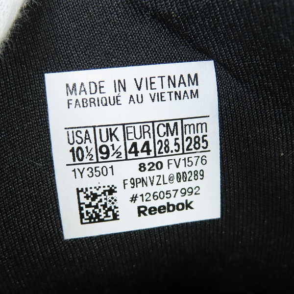実際に弊社で買取させて頂いた【未使用】Reebok/リーボック INSTAPUMP FURY OG/インスタポンプフューリー FV1576/28.5の画像 5枚目