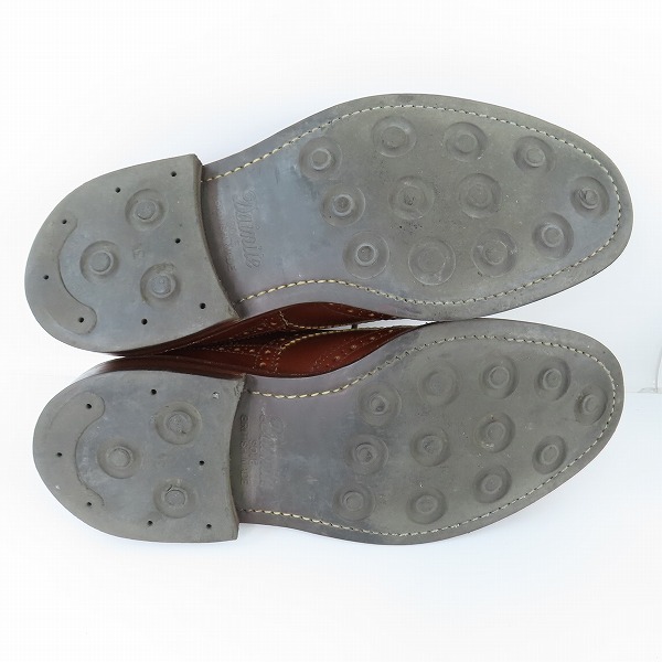 実際に弊社で買取させて頂いたTRICKER'S/トリッカーズ ウイングチップ レザー ドレスシューズ/ビジネスシューズ M5633 /7.5の画像 2枚目