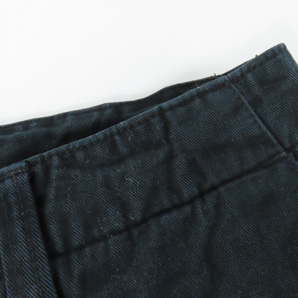 実際に弊社で買取させて頂いたDESCENDANT/ディセンダント  テーパードパンツ ブラック/2の画像 7枚目