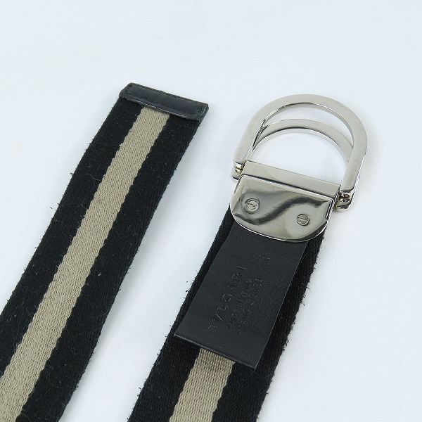 実際に弊社で買取させて頂いたBVLGARI/ブルガリ キャンバスベルト シルバーバックル 44/110の画像 2枚目