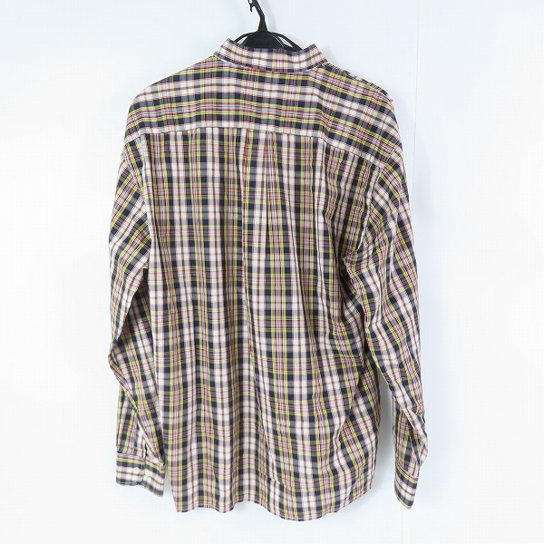 実際に弊社で買取させて頂いたBURBERRYS/バーバリーズ 胸刺繍 チェック柄 長袖ボタンシャツ/XLの画像 1枚目