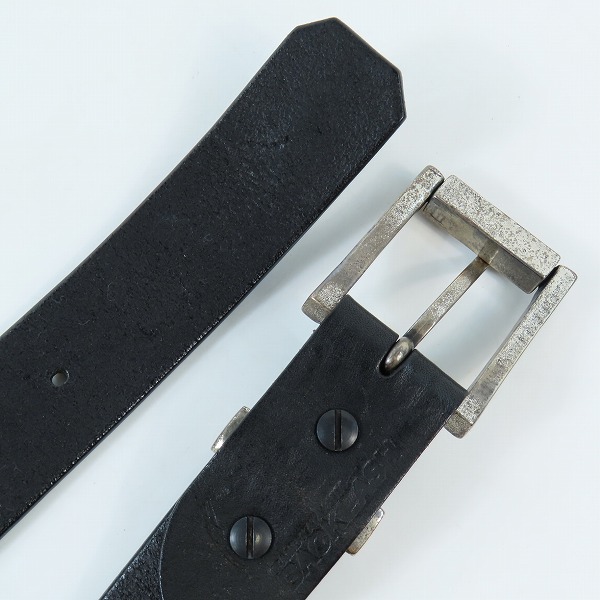 実際に弊社で買取させて頂いたBACKLASH/バックラッシュ イタリアンダブルショルダーシワ加工プルアップ レザーベルト 811-09の画像 2枚目
