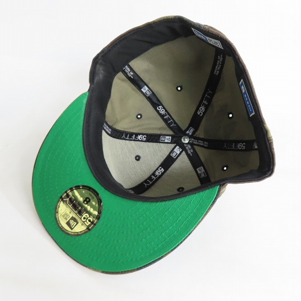 実際に弊社で買取させて頂いたNEW ERA×Timberland/ニューエラ×ティンバーランド 59FIFTY CAP カモフラ/迷彩 キャップ/帽子/8の画像 5枚目