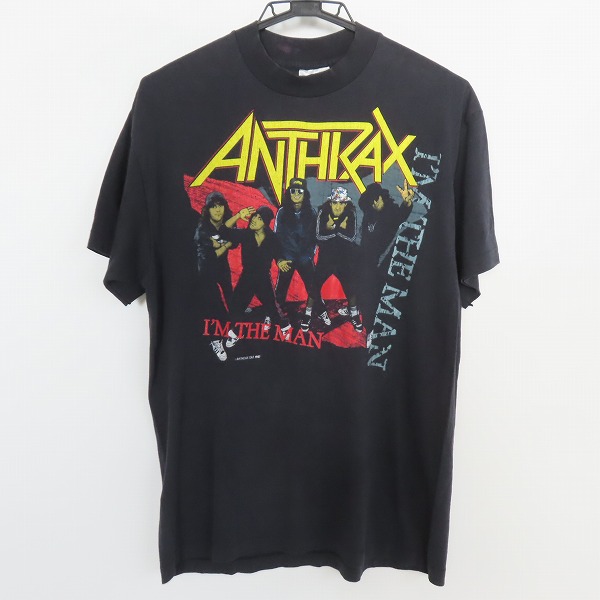 実際に弊社で買取させて頂いたAnthrax/アンスラックス I'M THE MAN ヴィンテージ バンT/L