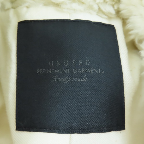 実際に弊社で買取させて頂いたUNUSED/アンユーズド REFINEMENT GARMENTS ウール ボアコート US1220 00の画像 2枚目