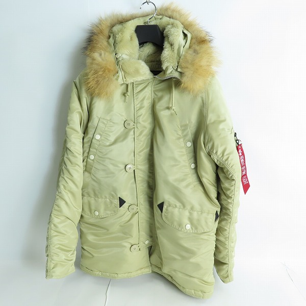 実際に弊社で買取させて頂いたALPHA INDUSTRIES/アルファインダストリーズ N-3B ミリタリージャケット 20094-0816/L
