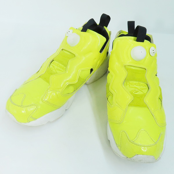 実際に弊社で買取させて頂いたReebok/リーボック INSTA PUMP FURY OB ポンプフューリー イエロー/AR1606/27.5