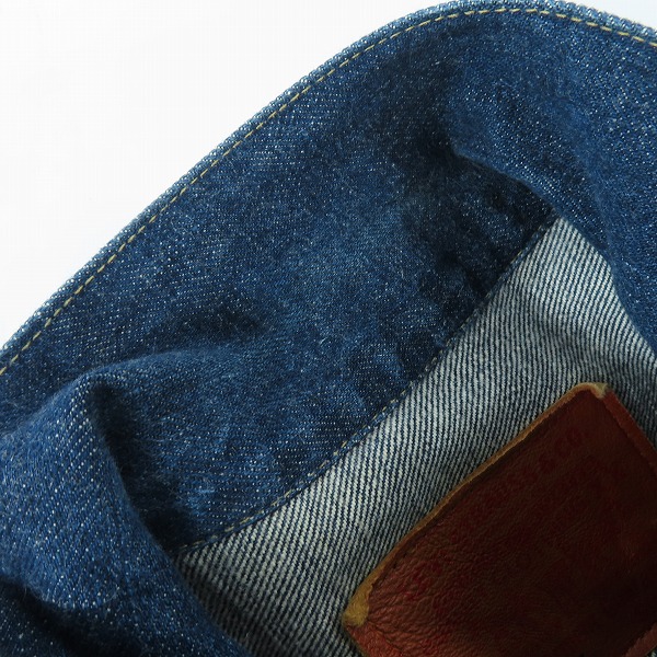 実際に弊社で買取させて頂いたLEVI’S/リーバイス 71507XX/J02刻印 日本製 デニムジャケット Gジャン/38の画像 5枚目