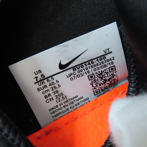 実際に弊社で買取させて頂いたNIKE×AMBUSH/ナイキ×アンブッシュ AIR MAX 180 HIGH/エアマックス180 ハイ BV0145-100 25.5の画像 5枚目