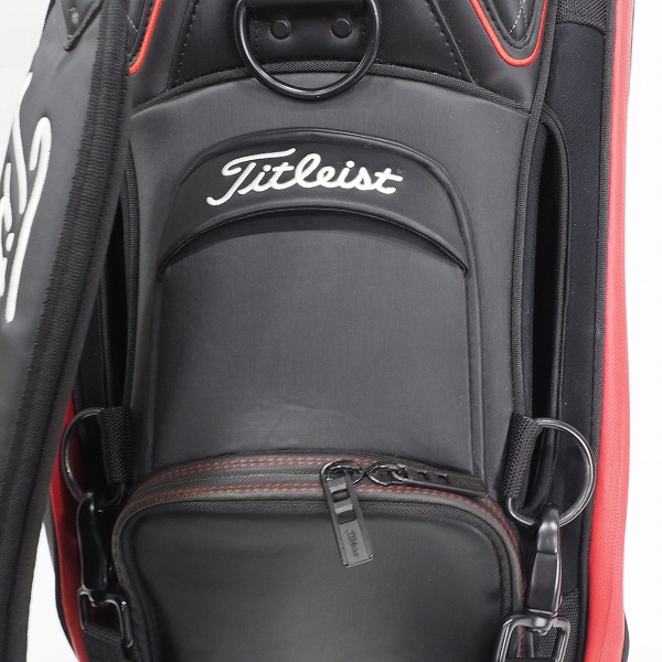 実際に弊社で買取させて頂いたTitleist/タイトリスト TB9SF9-BK ゴルフ 9.5型 5分割 ツアーキャディバッグ ブラックの画像 5枚目