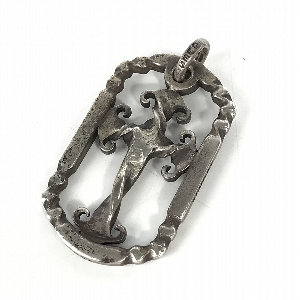 実際に弊社で買取させて頂いたSTANLEY GUESS/スタンリーゲス スカルツイステッドクロスフレームドッグタグ