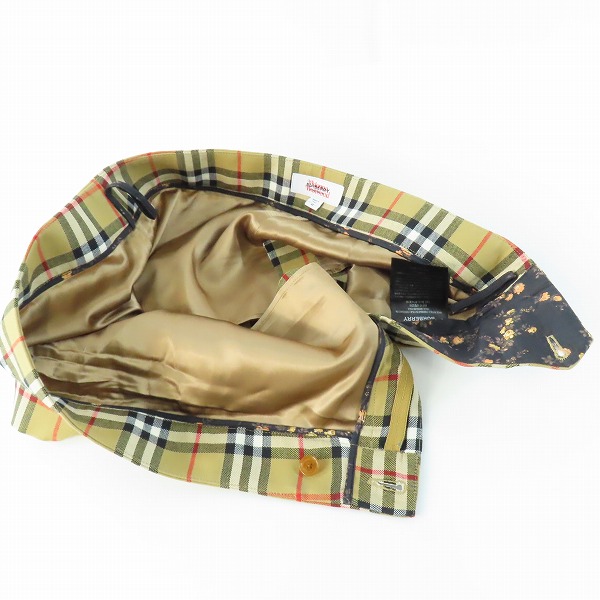実際に弊社で買取させて頂いたBURBERRY×Vivienne Westwood/バーバリー×ヴィヴィアンウエストウッド チェック柄 ミニスカート 8010768/Mの画像 5枚目