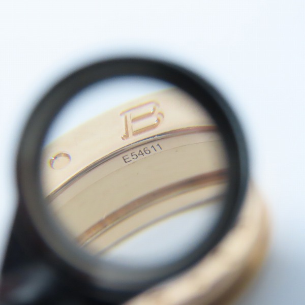 実際に弊社で買取させて頂いたBVLGARI/ブルガリ B.zero1/ビー・ゼロワン 1バンド リング 18K/Au750 ピンクゴールド 14.5号の画像 7枚目