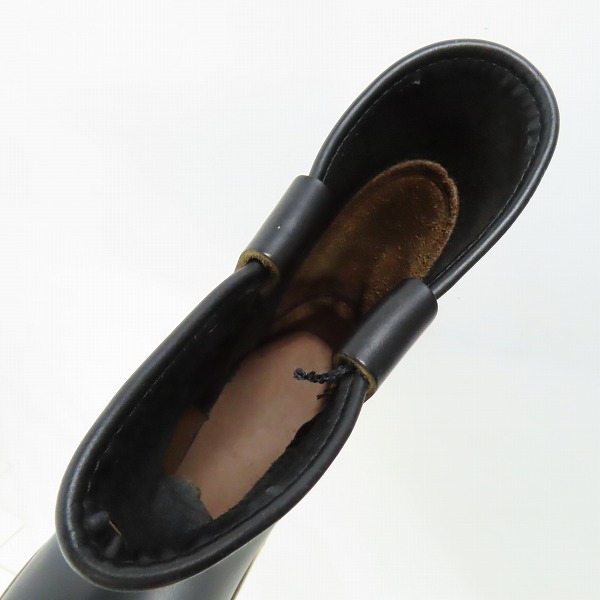 実際に弊社で買取させて頂いた【未使用】RED WING/レッドウィング 羽タグ PECOS BOOTS/ペコスブーツ ブラック 8169/6Eの画像 4枚目
