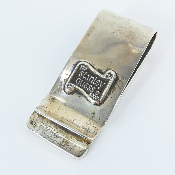 実際に弊社で買取させて頂いたStanley Guess/スタンリーゲス ウッドインレイ マネークリップ 