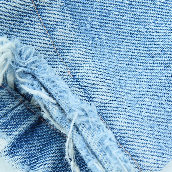 実際に弊社で買取させて頂いたLEVI'S/リーバイス ヴィンテージ バレンシア工場 刻印555 501 ボタンフライ デニム W28L34の画像 8枚目