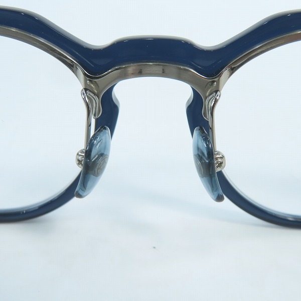 実際に弊社で買取させて頂いた999.9/フォーナインズ 跳ね上げ アイウェア/メガネフレーム NPM-57の画像 6枚目