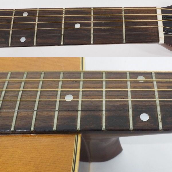 実際に弊社で買取させて頂いた★【使用感有り】Aria/アリア 型番不明 アコースティックギター/アコギの画像 3枚目