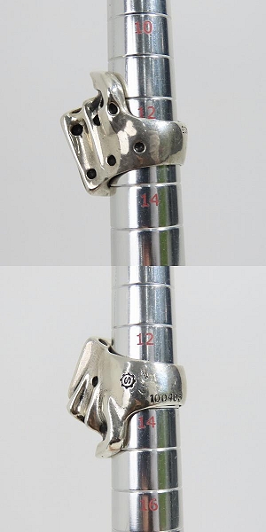 実際に弊社で買取させて頂いた【ギャラ付】STARLINGEAR/スターリンギア スタイラーII ラッキー リング/指輪 12.5-14号の画像 7枚目