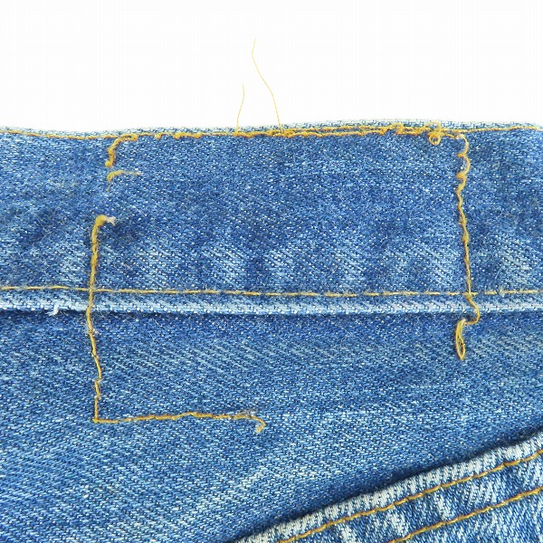 実際に弊社で買取させて頂いたLevis/リーバイス 501 ヴィンテージ 66後期 刻印6 スモールe ボタンフライ デニムパンツ の画像 7枚目