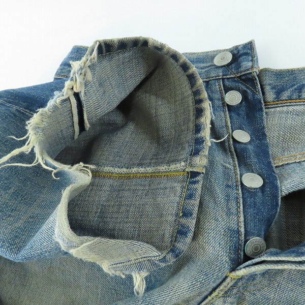 実際に弊社で買取させて頂いたLEVIS/リーバイス デニムジーンズ 66501/W31の画像 4枚目
