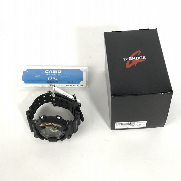 実際に弊社で買取させて頂いたG-SHOCK/G-ショック FROGMAN/フロッグマン MEN IN BLACK 2 DW-8200BM-1T【動作未確認】の画像 5枚目